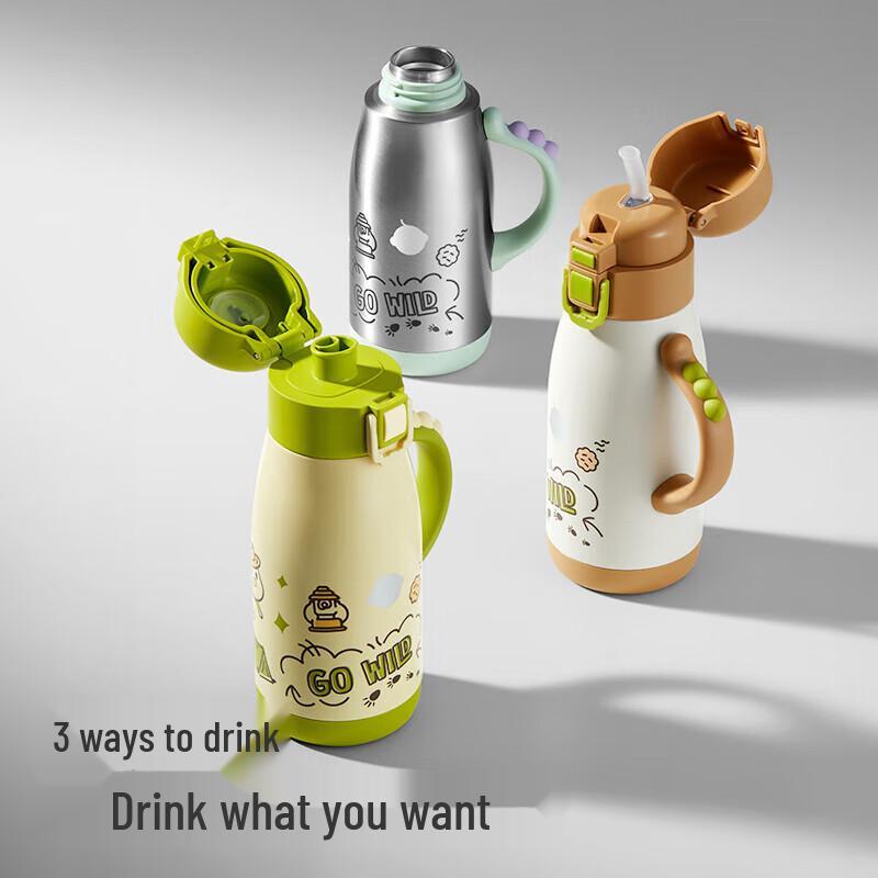 babycare Kids 316 Stainless Steel Insulated Straw Water Bottle
