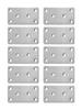 For Connecting Furniture Flat Brackets 80mm X 40mm X 2mm Easy To Install Furniture Connectors Long-lasting Performance
