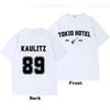 Rock Band Tokio Hotel Kaulitz Graphic Print T Shirt Fashion Punk Short Sleeve  Casual Hip Op Streetwear Plus Size T Shirt Women