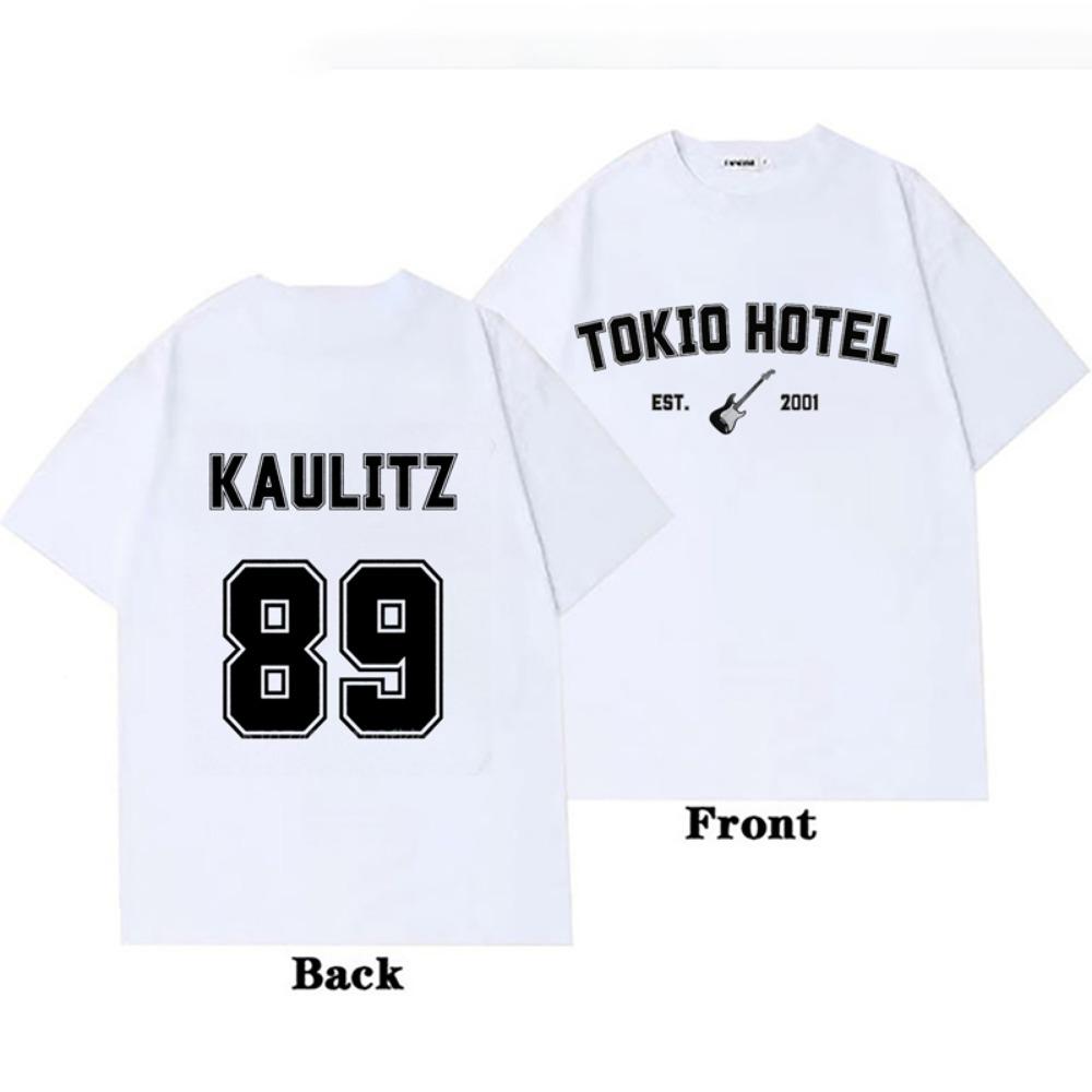 Rock Band Tokio Hotel Kaulitz Graphic Print T Shirt Fashion Punk Short Sleeve Casual Hip op Streetwear Plus Size T Shirt Women M