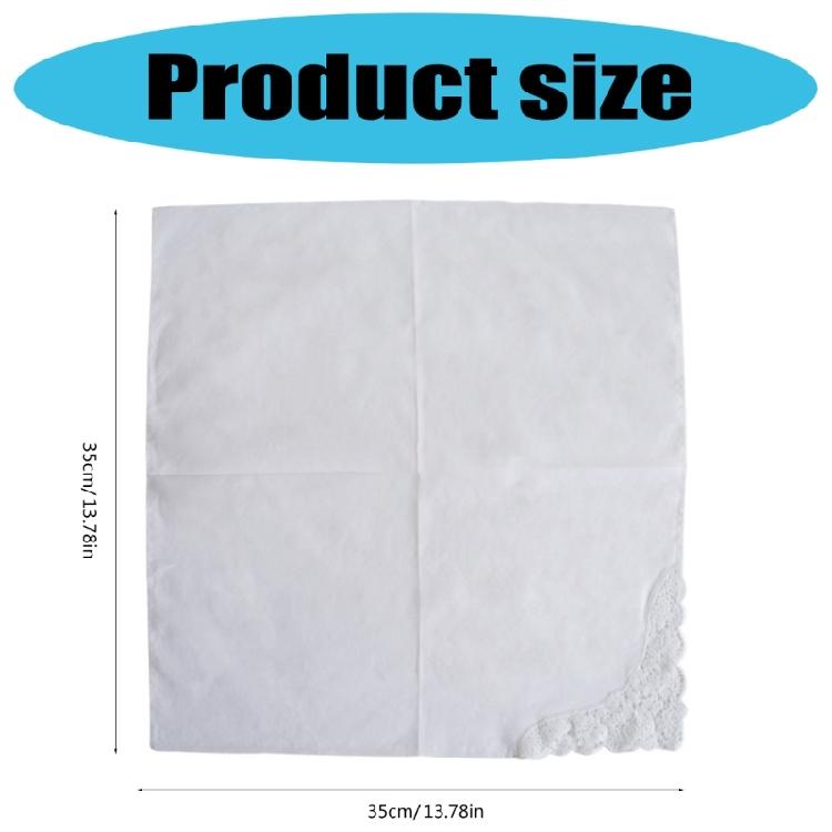 Mehrzweckiges weißes Baumwollquadrat für DIY-Bastelarbeiten und Malerei, färbebereites Textil, weich anfassender Stoff für Heimprojekte