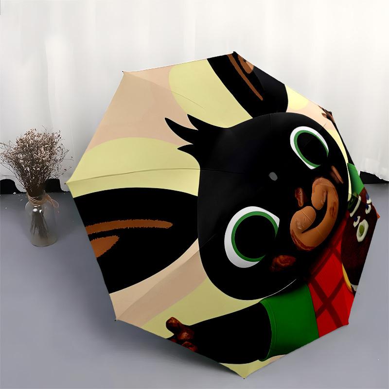 Bing, Friends Automatic Opening and Closing, 8 rib Structure Portable Umbrella, Suitable for Men and Women in All Seasons Perfect Gift for