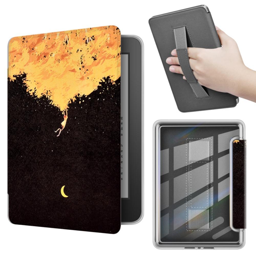 Hand Support 6 inch e-Reader Case Acrylic Shockproof Smart Cover Leather Auto Wake/Sleep for Kindle 2025/2025 11th Generation