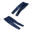 YPFF High-Waist Slim Fit Denim Pencil Pants - European & American Style, High Elasticity, Hip Lifting, Solid Color, Autumn Collection.