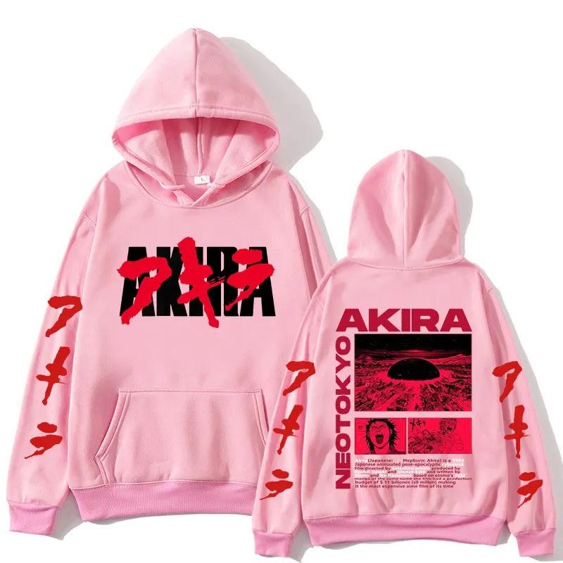 Akira Graphic Hoodie Women Men Japanese Anime Manga Printed Sweatshirt Oversized Streetwear Y2k Autumn Winter Pullover Tracksuit Female Male Clothing