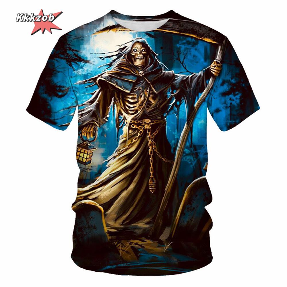 

Череп Пиво 3D-печать Готический Ужас Череп Мужская Футболка с Принтом Вечеринка Уличная Повседневная Футболка Короткий Рукав Футболка с Круглым Вырезом Топы XXL