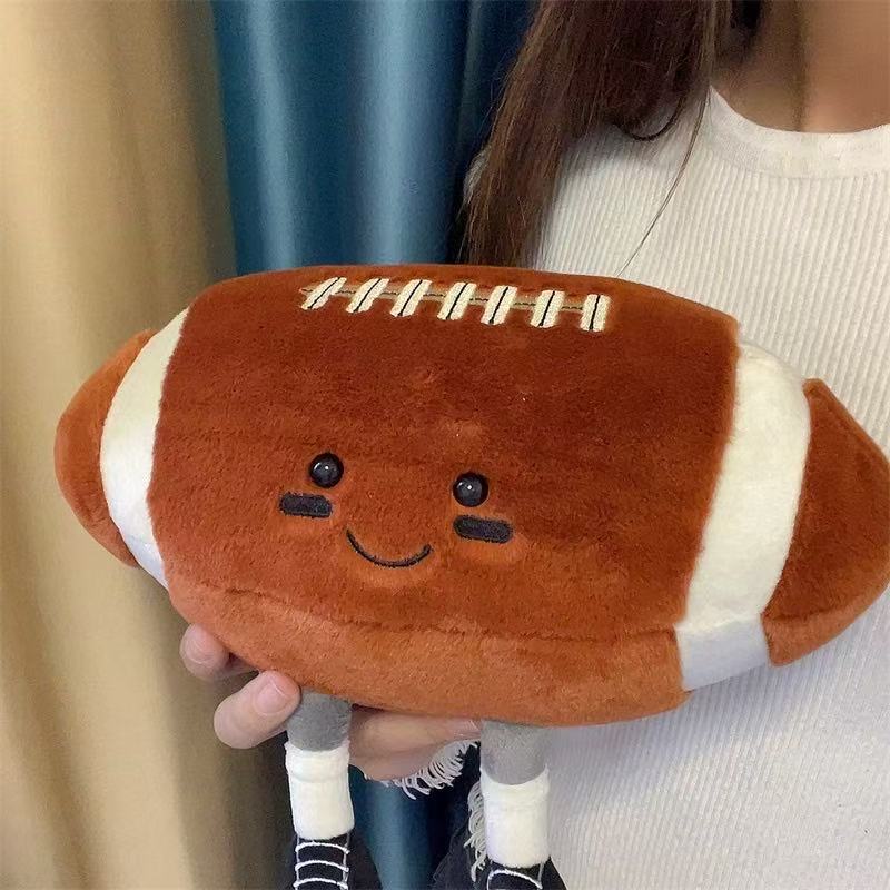 Simulation Rugby Doll Plush Toy Handmade Doll Cartoon Anime Cute Pillow Cushion Home Decoration Children's Birthday Gift To
