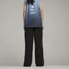 Puma X Sophia Chang Collaboration Aop Wide Leg Pants Retro Sports Color Block Design Mid Rise Casual Pants Women Pants Black 624631-01