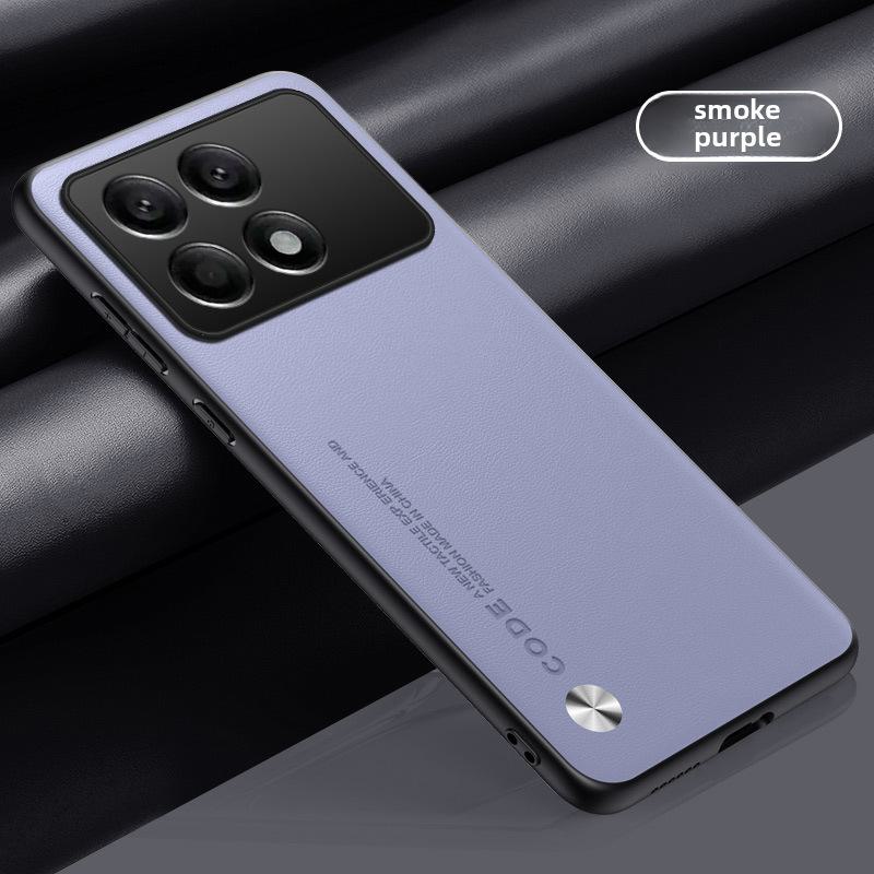 Kožené pouzdro s plným krytím Redmi K70 Pro Extreme Edition, ochranná skořepina K60/K50/K40 – design proti pádu.