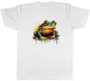Abstract Frog Unisexs TShirt Grafitti Nature Wildlife Animal Tee Gift