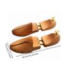 FullShape Shoe Tree with Construction Adjustable Wood Wooden for Everyday Footwear