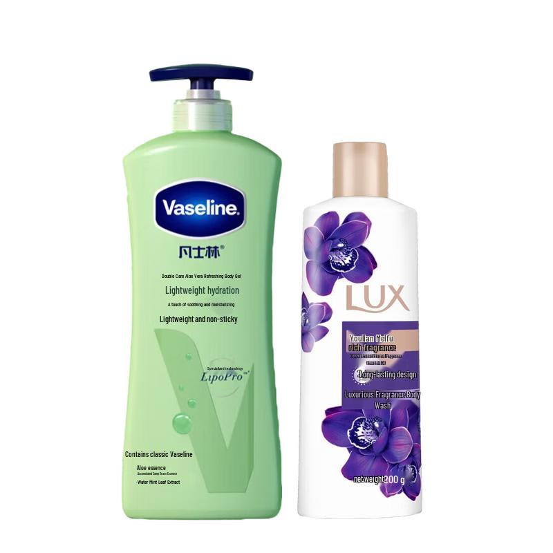 Vaseline Aloe Fresh Body Lotion & Shower Gel Set