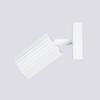 Modern white wall sconce, movable fluted spotlight for bedroom, reading, 1xGU10 10W KARBON, Sollux Lighting