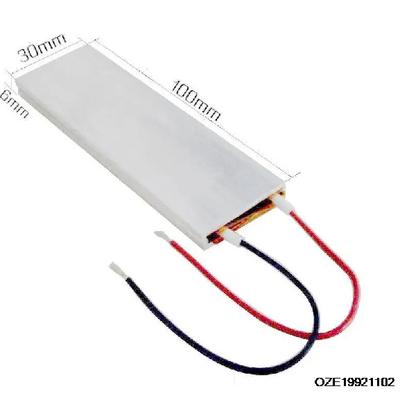 12V 60C 20W High Power PTC Heating Element Thermostatic Heater Plate 100mm X 30mm X 5mm
