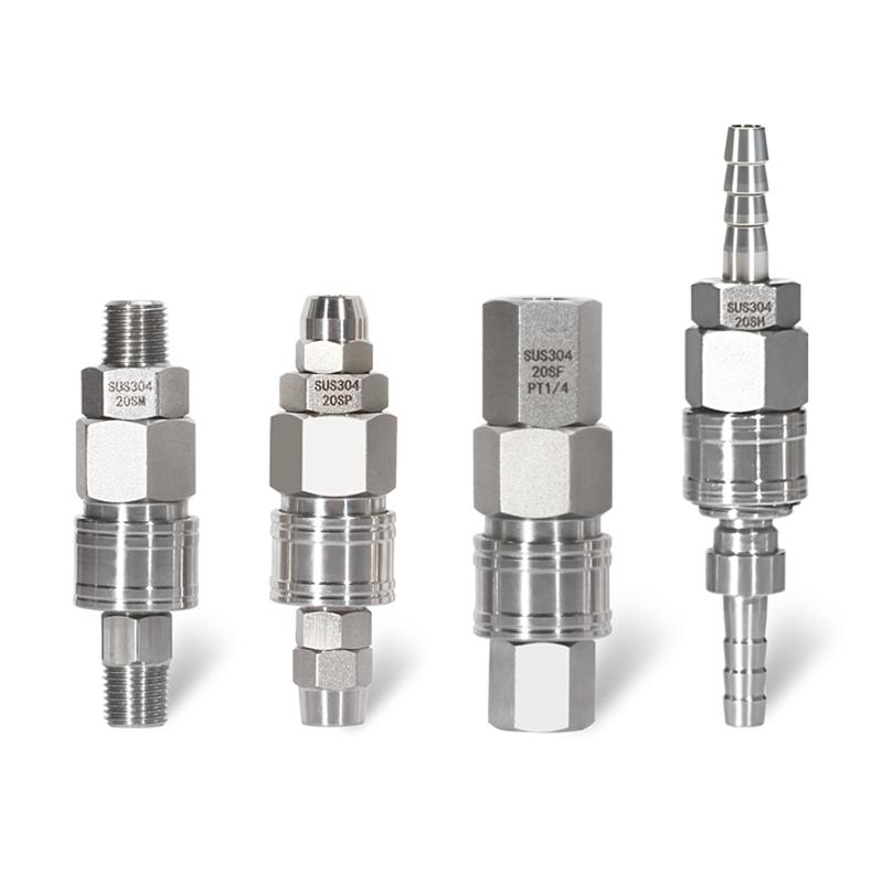 Pneumatic Fitting Quick Coupler Connector Quick Release Fitting Coupling Air Hose Compressor Accessories SP20 PP20 SH20 PH20