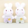 Cute Rabbit Key Holder Plush Ornament Short Plush Stuffed Toy For Gifting And Decor