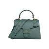 Pepper 22 Classic Hollow Wide Shoulder Strap Flap Bag Women Handbag Morandi-Color Ink-Green CA234-IMMAR