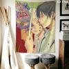 The Summer Hikaru Died Wall Tapestry Aesthetic Wall Hanging Printed Fabric Blanket Decorative Tapestries for Bedroom Living Room Home Decor