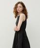 City Breeze Jersey Color Block Sleeveless Long Dress_Black