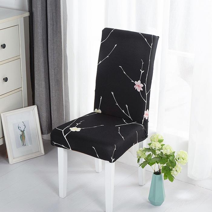 Chair Cover Universal Dining Table Chair Cover Household Banquet Chair Cover Elastic Back Chair Cover Color Matching Chair Cover