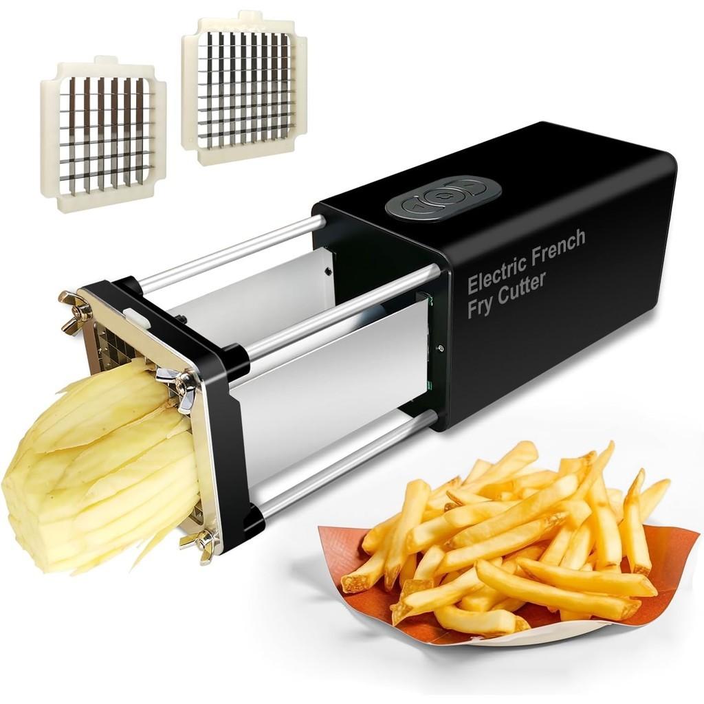 Stainless Steel Electric French Fry Cutter Multi Functional Food Chopper Professional Commercial Potato Slicer