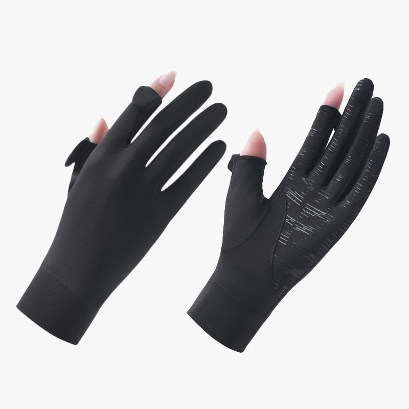 Sunscreen Gloves for Women with Ultraviolet Rays Summer Electric Car Anti Slip Thin Touch Screen Riding Sunscreen Gloves for Women