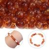 10-200pcs 8/10/12/14/16/18/20mm Acrylic Amber Beads Round Big Hole Loose Spacer Beads For DIY Jewelry Making Bracelets Necklace