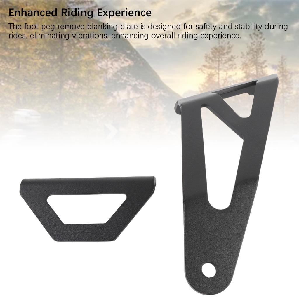 Motorcycle Exhaust Hanger Bracket Enhanced Safety Stylish Look Rear Foot Peg Blanking Holder Replacement for 450MT
