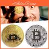 1x Coin Collection Btc Art Bitcoin Coin Gold Plated Physical Collectible Gifts