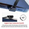 NFHK Angled To Flat Power USB Data Cable 65W Fast Charging for and Cell Phones 2pcs/Lot USB-C Type-C USB-C Ultra-Thin 2.0 Laptops, Tablets,