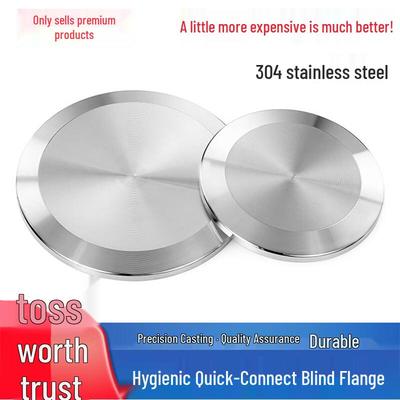 304 Stainless Steel Sanitary Clamp Blind Plate