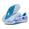 New football shoes children's five-a-side big children's small and medium-sized long-nail football shoes low-top broken nails leather foot sports shoe