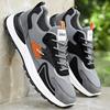Men's shoes spring and summer sports shoes men's 2026 new leather waterproof and non-slip black casual shoes men's running dad shoes