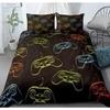 Gamepad Comforter Cover Gamer Bedding Set Teens Video Game Duvet Cover For Youth Kids Boys Modern Game Controller Bedspread