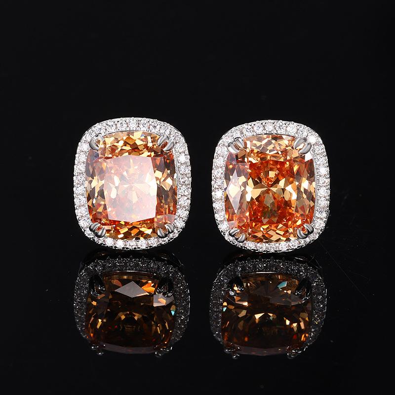 Jewelry Copper Bottom Gold-Plated Simulation Bird'S Nest Cut Champagne Set Women 12 * 16-10 * 12