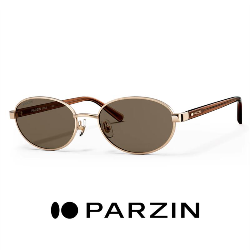 PARZIN Retro Oval Sunglasses For Women Alloy New UV Protection Sunglasses Men 8606