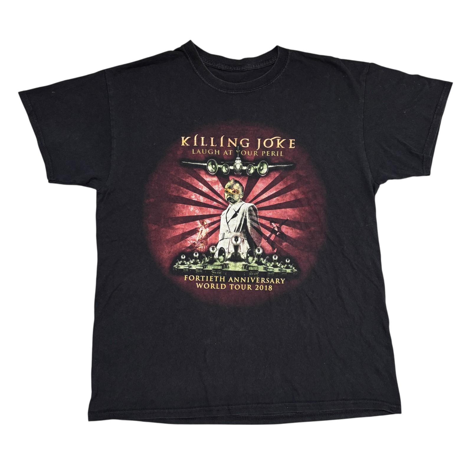 Killing Joke Shirt Large Black Tour Concert Post Punk Rock Band Tee Ministry 80s Unisex T-Shirt S