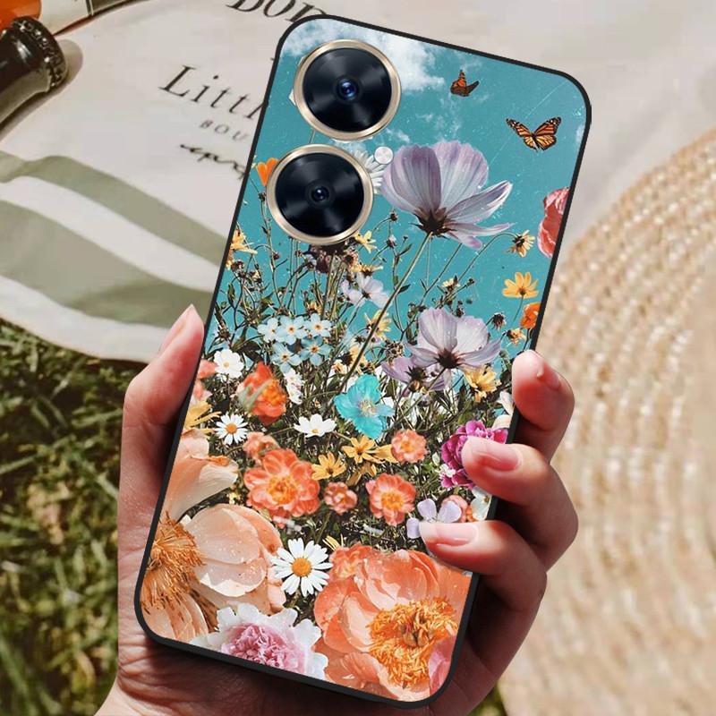 Für Huawei Nova 11i Hülle Nova11i 11 i Schwarzer Wolf Weiche TPU Silikon Rückseite Für Huawei Nova 11i MAO-LX9 Handyhülle Funda Coque