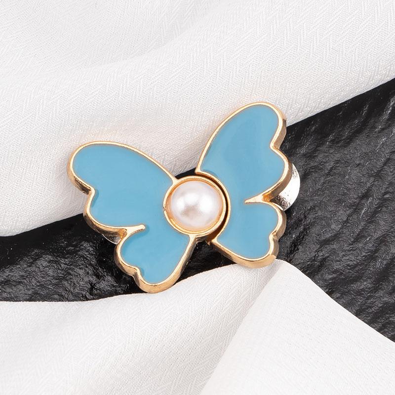 1Pc Butterfly Waist Button Jean Button Pin Reusable Clothing Fitting Tools For No Sewing Required Buttons Pants Decoration