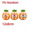Sound Effects Bottle Squeezed Toy Sausage Mouth Carrot Fidget Toy  for Kids Adults