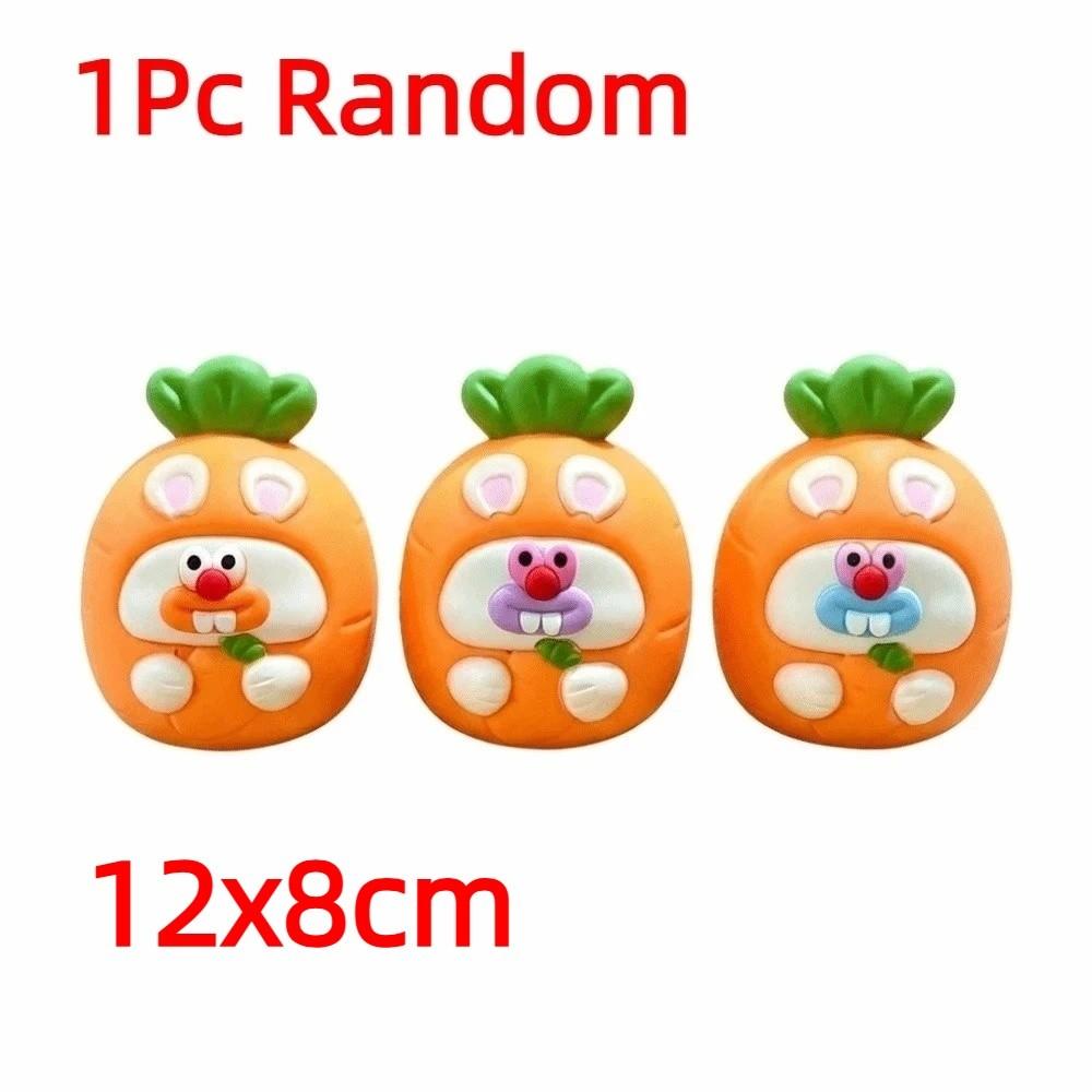 Sound Effects Bottle Squeezed Toy Sausage Mouth Carrot Fidget Toy for Kids Adults