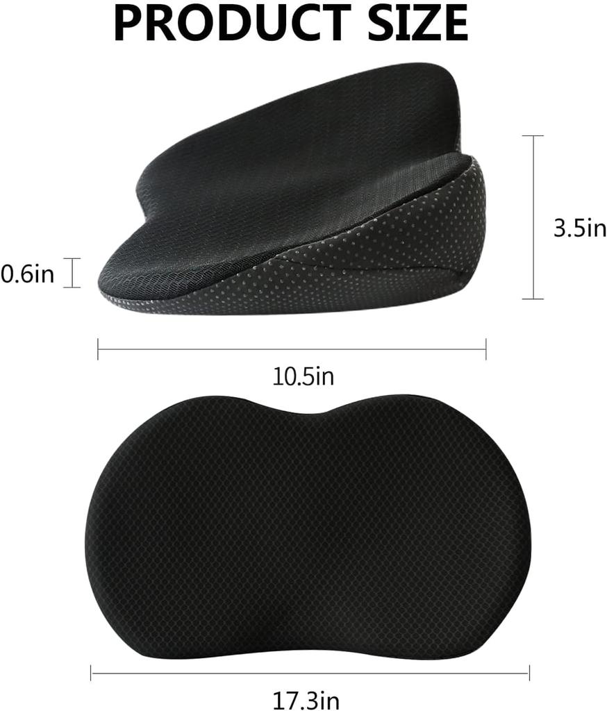 1pc Relieve Sciatica and Lower Back Pain While Driving - 1pc Memory Foam Car Seat Cushion