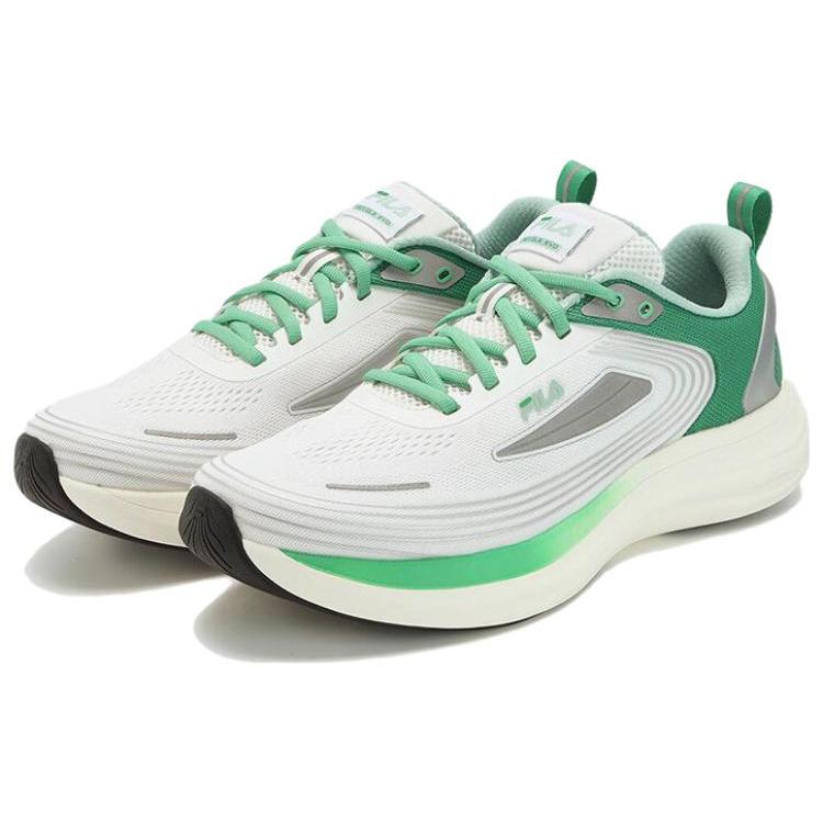 Fila NUVOLE EVO Low Top Casual Running Shoes Men's White Green A12M331112FSF