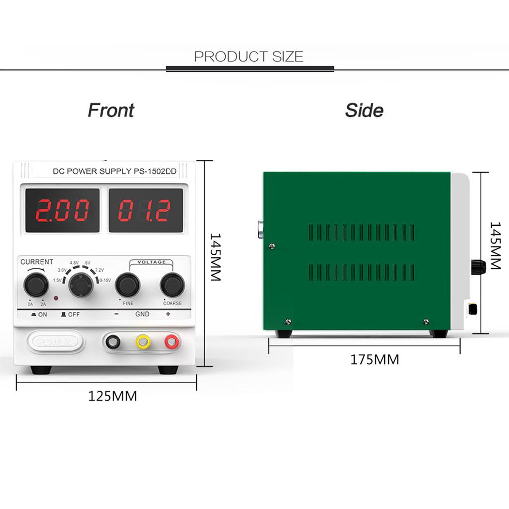 GGGarden 1502D DC Power Supply LED Display Mobile Phone Repair Power Test Regulated GGGarden 1502D DC Power Supply LED Display Mobile Phone Repair Power Test Regulated