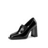 Fashion 2024 Woman High Heels Loafers Spring Autumn Elegant Ankle Strap Thick Heels Party Shoes Wedding Shoe Woman Pumps Gifts