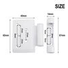 Door Casement Flag Hinge Plastic Steel Door Hinges Heavy-Duty Inner And Outer Side-Swing Balcony Door Window Hinges Hardware