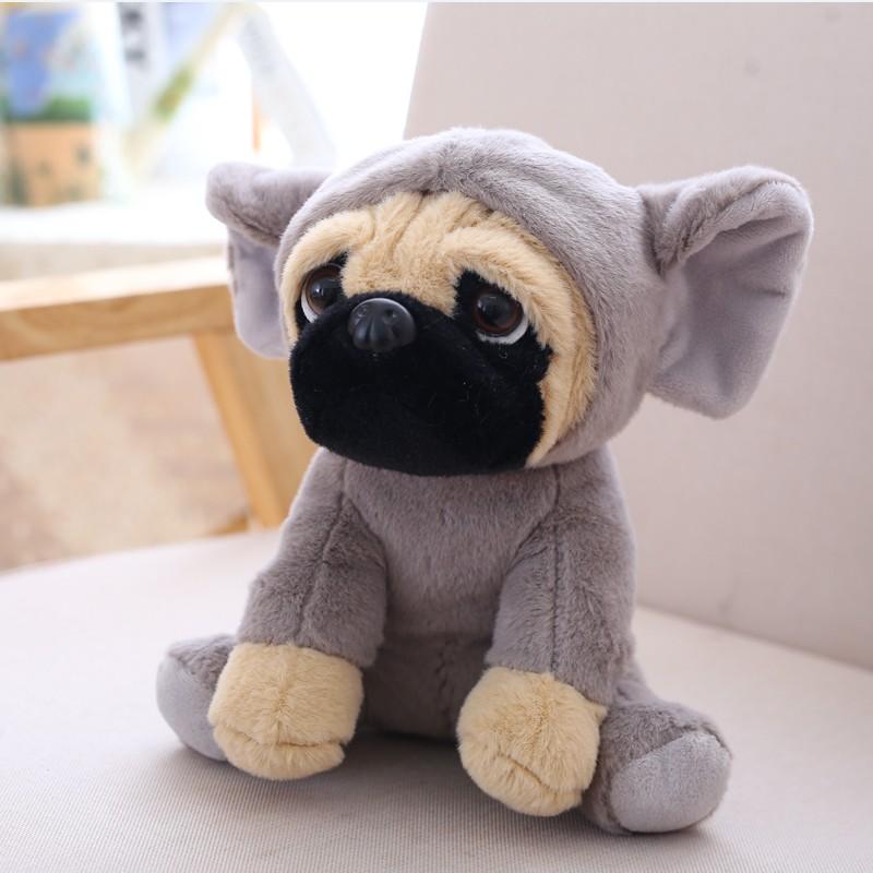 20CM Stuffed Simulation Dogs Plush Sharpei Pug Lovely Puppy Pet Toy Plush Animal Toy Birthday Christmas Gifts