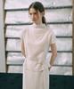 LAMEREI Linkle High-Neck Cap Sleeve Blouse[Lmbfspsh322]-2Color