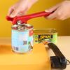 Can Opener Handheld, No Sharp Edges With Soft Grips, Food Grade Stainless Steel Cutting Can Opener for Kitchen & Restaurant