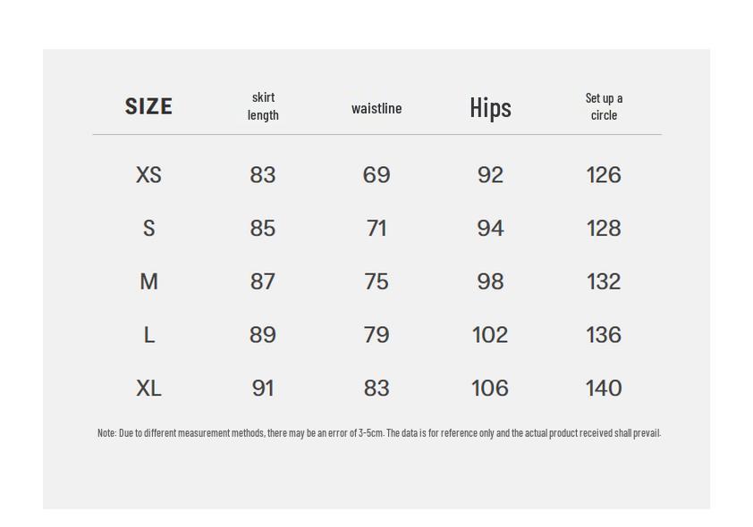 Less 2026 Spring A-Line Long Skirt